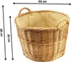 Kobolo Kôš na palivové drevo Univerzálny kôš Krbový kôš Náhľad obrázku produktu 2