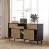 MODFU Kommode Sideboard mit 4 Schiebetüren und 1 Schublade, Produktbild-Vorschau 3