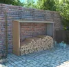 Schowek na drewno G21 WOH 181 - 242 x 75 cm, brązowy Podgląd zdjęcia produktu 3