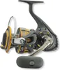 A studio shot of a fishing reel against a white background. Produktbild-Vorschau