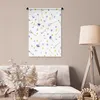 MuchoWow® Wandteppich Wandbehang Blumen - Lila - Gelb 60x90 Produktbild-Vorschau 5
