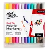 Mont Marte Textilmarker Set 12 Farben – Stoffmarker Dual Produktbild-Vorschau 1
