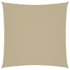vidaXL Sonnensegel Oxford-Gewebe Quadratisch 5x5 m Beige Produktbild-Vorschau 1