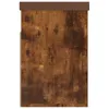 vidaXL Panca per scarpe con cuscino in rovere fumé 80x30x47 Anteprima dell’immagine prodotto 6