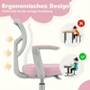 Chaise de bureau enfant, hauteur réglable 41-52 cm, rose Voir les images du produit 4