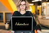 MuchoWow® Laptop Aufkleber Sticker Cover Zitat - Abenteuer Produktbild-Vorschau 5
