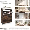tectake® Schuhschrank Buffalo inklusive Kippschutz, 81 x 32 Produktbild-Vorschau 7