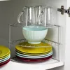 Étagère d'angle de cuisine en métal, grise, 23x23x21,5 cm Voir les images du produit 5