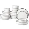 MALACASA, 24 pcs. service de table en porcelaine avec Voir les images du produit 1