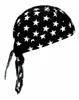 Kopftuch Bandana Sterne, Bandana headscarf white stars, Produktbild-Vorschau 1