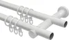 Interdeco Gardinenstange / Vorhangstange Weiß, Typ Platon Produktbild-Vorschau 3