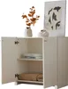 MODFU Buffet Blanc - Meuble de Rangement avec 2 Portes et Voir les images du produit 7