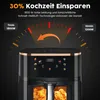 Airfryer 10,5L XL Heißluftfritteuse mit Produktbild-Vorschau 3