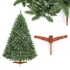 A Christmas tree and its stand are shown against a white background. Produktbild-Vorschau