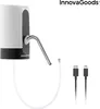A white and black automatic water dispenser with a silver spout, a white tube, and two USB charging cables on a white background. Náhľad obrázku produktu