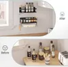 WOLTU Wandregal 2er Set, mit Küchenrollenhalter Haken, aus Produktbild-Vorschau 7