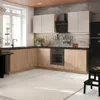 Kuchyně ve tvaru L 200x260 cm – dub Cremona a béžová matná Náhled obrázku produktu 1