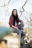 Knit Factory April Strickjacke - Stone Red - 40/42 Produktbild-Vorschau 2