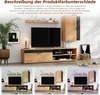 Sweiko TV-meubelset (140x35x39cm) (Complete set, 3-delig), Productafbeelding-voorbeeld 10