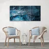 Triptychon auf leinwand blau andere 90x60 cm Feeby blau Produktbild-Vorschau 2