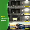 LED Solarleuchte Solarlampen für Außen mit Bewegungsmelder, Produktbild-Vorschau 6