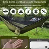Hängematte, Camping Hängematte mit Zipper Moskitonetz und Produktbild-Vorschau 2