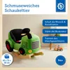 Bieco Plüsch Schaukeltier Traktor 60 cm | Kinder Produktbild-Vorschau 1