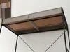 Breiter Schreibtisch DAMJAR - beige / schwarz Produktbild-Vorschau 6