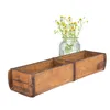 BigDean Alte Holzkiste - 58x15x10 cm - Vintage Ziegelform Produktbild-Vorschau 4