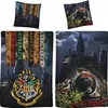 A collage of images related to Harry Potter, featuring Hogwarts Castle and the Hogwarts Express. Produktbild-Vorschau