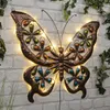 HI LED Solar-Wandlicht LED-Beleuchtung Schmetterling 70458 Produktbild-Vorschau 1