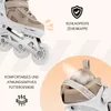 Inlineskates Blackwheels Flex Pro Beige Rollschuhe in 4 Produktbild-Vorschau 4