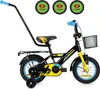 Kinderfahrrad - 12 Zoll - Schwarz und Gelb - für 2-4 Jahre Produktbild-Vorschau 2