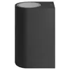 A product shot of a black outdoor wall light. Náhled obrázku produktu