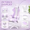 Gaming Chair Stoff mit Katzenohren und Schwanz, Produktbild-Vorschau 3