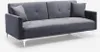 divano letto a 3 posti in tessuto vellutato dal design Anteprima dell’immagine prodotto 3