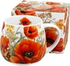 DUO FLOWER CLASSIC Fassbecher 430 ml POPPIES New Bone China Voir les images du produit 2