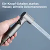 Duschköpfe & -brausen, Edelstahl Handbrause, doppelter Produktbild-Vorschau 3