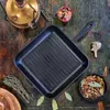 Grillpfanne Gusseisen mit Metallgriff - 28 x 28 x 4 cm - Produktbild-Vorschau 2
