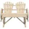 4-tlg. Garten-Lounge-Set Massivholz Tanne Produktbild-Vorschau 4