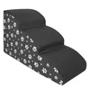 Domarex DOGGURU Grau Pfoten Hundetreppe 3 Stufen 60x30x40 Produktbild-Vorschau 1