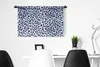 MuchoWow® Wandteppich Wandbehang Panther Druck - Blau - Produktbild-Vorschau 4
