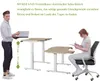 Radlove 150cm L-scrivania elettrica ad angolo regolabile in Anteprima dell’immagine prodotto 5