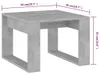 vidaXL Beistelltisch Betongrau 50x50x35 cm Holzwerkstoff Produktbild-Vorschau 7