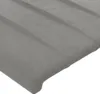 vidaXL Kopfteile 2 Stk. Hellgrau 72x5x78/88 cm Samt -  Produktbild-Vorschau 5