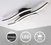 IMPTS LED Deckenleuchte 16W Modern Deckenlampe Schwarz mit Produktbild-Vorschau 1