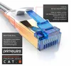 Primewire platte patchkabel CAT 8 met katoenen omhulling - Productafbeelding-voorbeeld 4