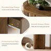Tribesigns Table console, 160 cm de long, 2 tiroirs Table Voir les images du produit 3