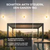 Weide Classic Pergola Aluminium 3x4m mit Lamellendach Produktbild-Vorschau 4