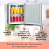 Klarstein Mini Frigo de Chambre de 23L pour Snacks et Voir les images du produit 2